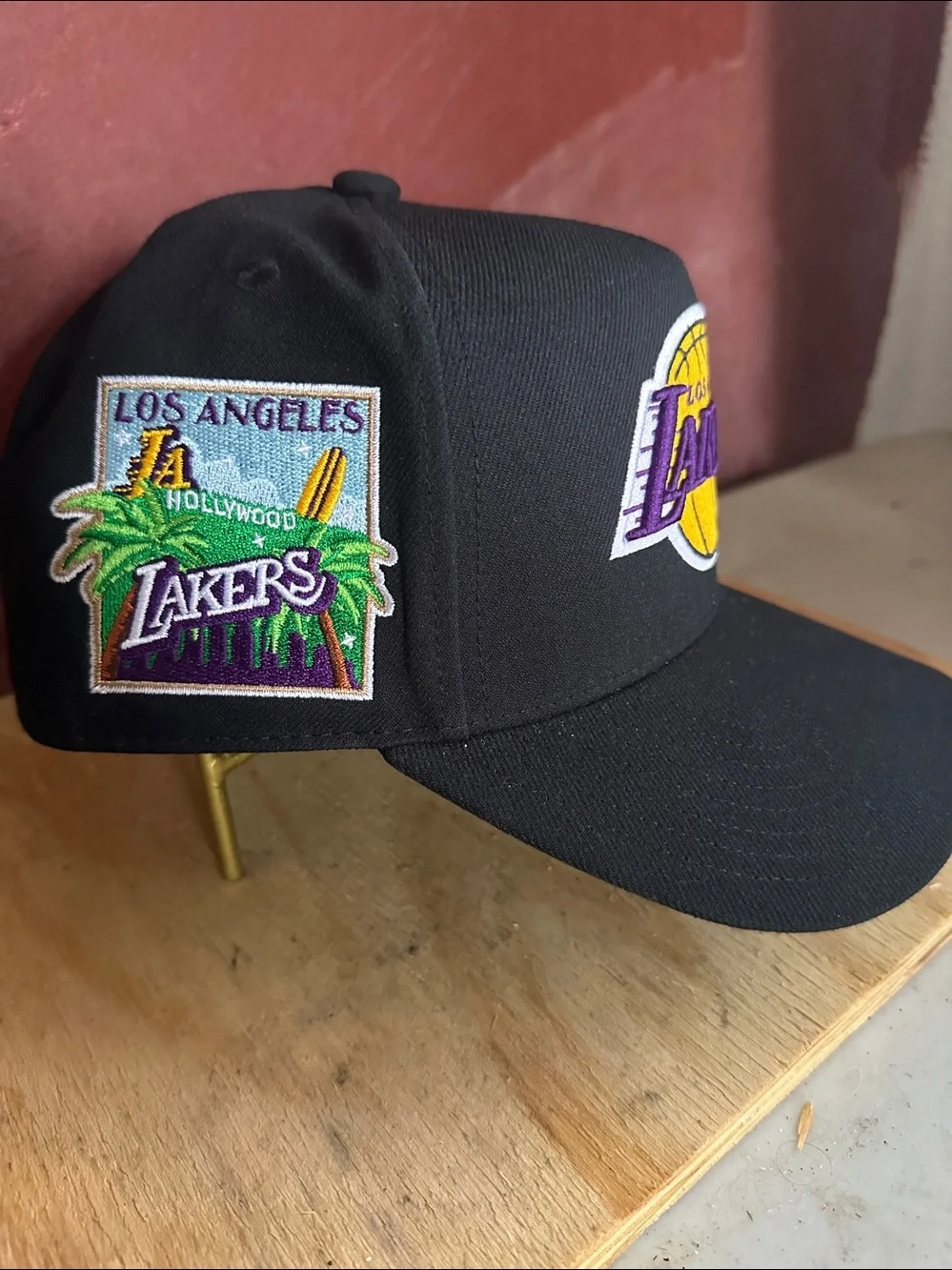 Los Angeles Lakers LA palm trees Hollywood SnapBack hat patch cap new sports hyp